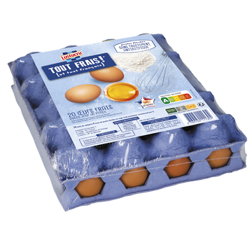 Lustucru Oeufs Frais Lustucru - Plateau De 20