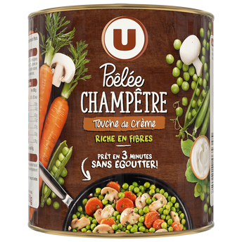 Image de U
Légumes cuisinés Pôélée champêtre - Boîte