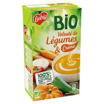 Liebig Soupe Velouté De Légumes Et Crèmes Bio Liebig, 1l