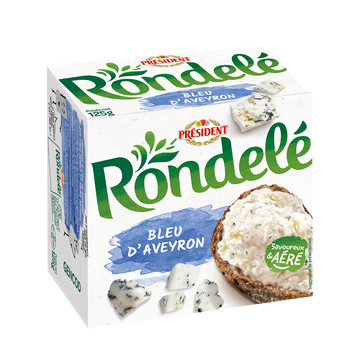 Rondelé Fromage À Tartiner Au Bleu D'averyron Rondelé President - 125g