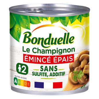 Image de Champignons émincés épais BONDUELLE - Boîte