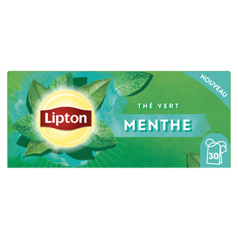 Image de Thé vert parfum menthe Asie LIPTON sachets x30