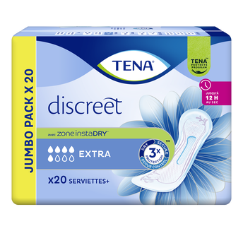 Image de Serviettes incontinence discreet extra jumbo TENA LADY