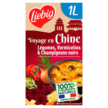 Image de Soupe chinoise aux 7 légumes et vermicelles LIEBIG, brique de 1