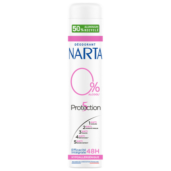 Image de Déodorant femme protection 5 0% NARTA atomiseur