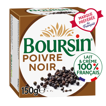 Image de Fromage frais à tartiner Poivre Noir  BOURSIN