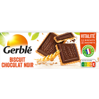 Image de Biscuits chocolat noir GERBLE -   x12