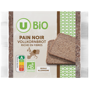 Image de U BIO
Pain noir allemand vollkornbrot