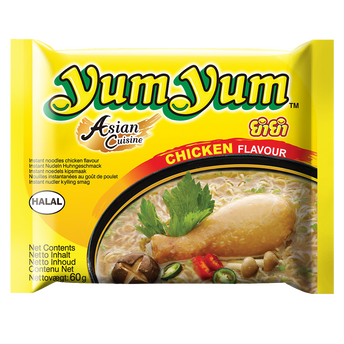 Image de Soupe de nouilles arôme poulet YUM YUM, sachet de