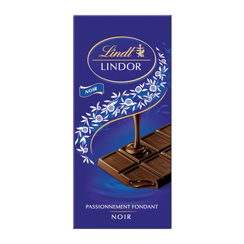 Image de Chocolat noir Lindor LINDT, Tablette de