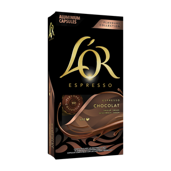 Image de Café capsules L'OR ESPRESSO saveur chocolat - Compatible NESPRESSO