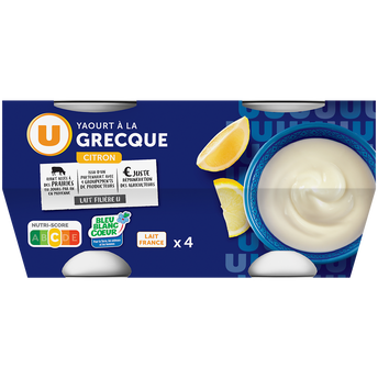 Image de U
Yaourt à la grecque au citron