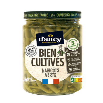 Image de Haricots verts D'AUCY - Boîte de 290g net