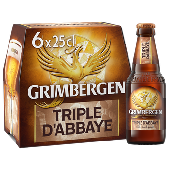 Image de Bière blonde Triple GRIMBERGEN, 8° - Bouteilles