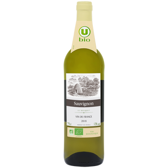Image de U BIO
Vin blanc VDF Sauvignon Le Bosquet - Bouteille