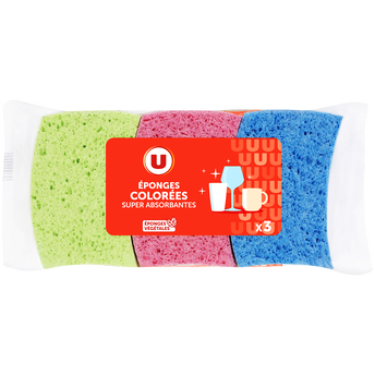 Image de U
Éponge végétale colorée