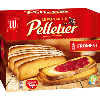 Image de Pain grillé au froment Pelletier LU - Paquet de
