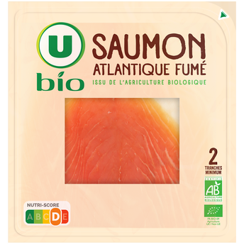 Image de U BIO
Saumon fumé Atlantique bio - 2 tranches