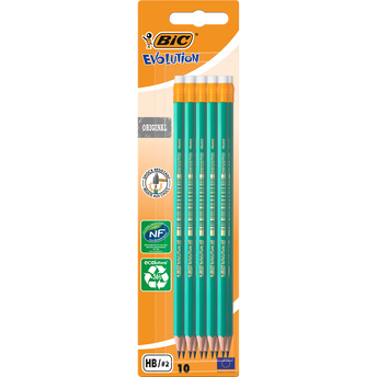 Image de Crayon graphite evolution original hb avec gomme x10