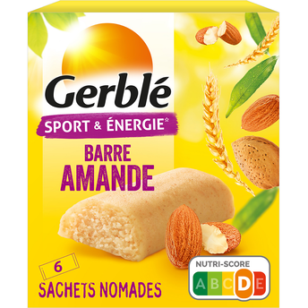 Image de Barre Amande GERBLE - 6 sachets