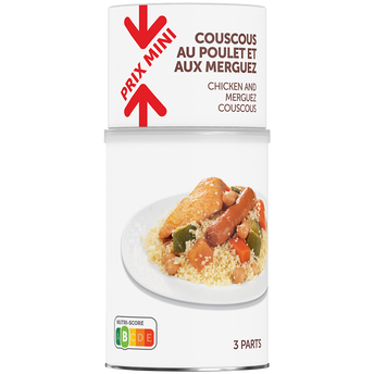 Image de Couscous volaille et aux légumes PRIX MINI - boîte 3/2 de