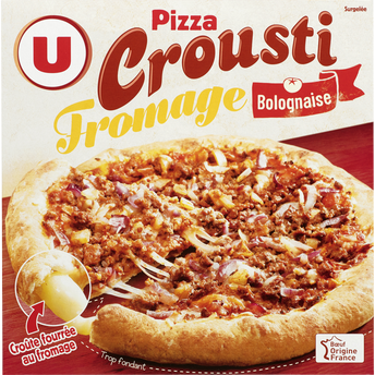 Image de U
Pizza crousti fromage bolognaise
