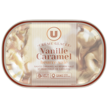 Image de U
Bac crème glacée vanille caramel