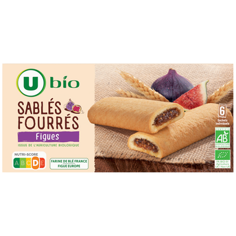 Image de U BIO
Sablés bio fourrés figues