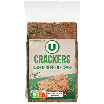 Image de U
Crackers aux graines de courge - paquet de