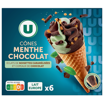 Image de U
Cônes glacés menthe chocolat