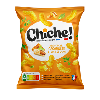 Image de Croustiches cacahuètes et pointe de cajun CHICHE, sachet