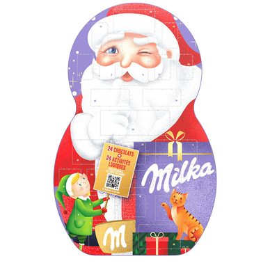 Calories et les Faits Nutritives pour Milka Père Noël Chocolat au
