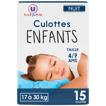 Image de U TOUT PETITS
Culottes énurésie 4-7 ans