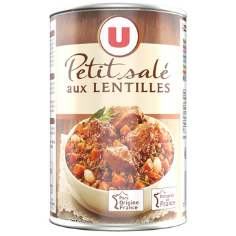 Image de U
Petit salé aux lentilles Boîte de
