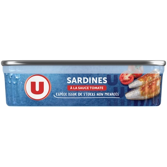 Image de U
Sardines à la sauce tomate  boîte de