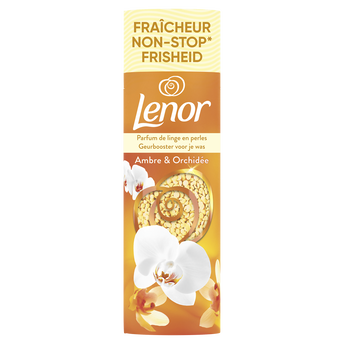 Image de Parfum de linge en billes ambre et orchidée LENOR x19d