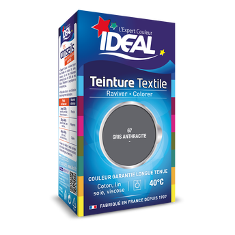 Image de Teinture liquide pour tissus gris anthracite