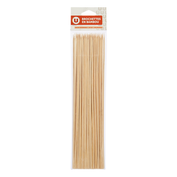 Image de U
Brochette en bambou 30cm