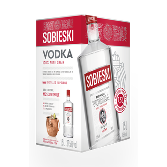Image de Vodka SOBIESKI 37,5° BIB