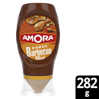 Image de Sauce barbecue au miel AMORA, flacon souple de