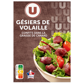 Image de U
Gésiers de volaille confits