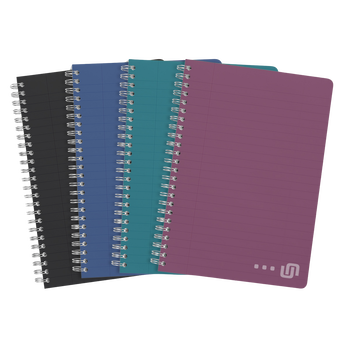 Image de U
Cahier reliure 14,8x21cm 180 pages-coloris