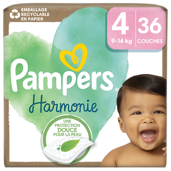 Image de Couches Géant PAMPERS Harmonie T4
