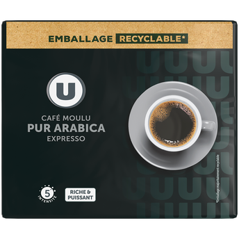 Image de U
Café moulu Bio EXPRESSO N°5