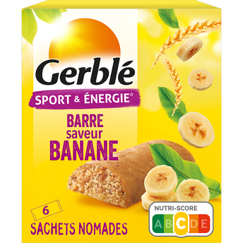 Image de Barre Banane GERBLE - 6 sachets