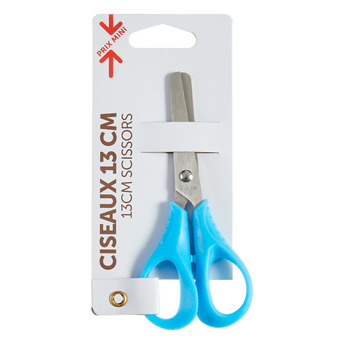 Image de Ciseaux 13cm en ancier inoxydable bleu - PRIX