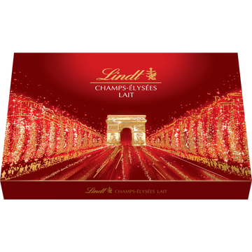 Lindt Assortiment 41 Bouchées Lait Champs-elysées Lindt, Boîte De 482g
