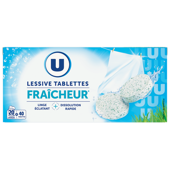 Image de U
Lessive en Capsules - Fraicheur - 40 lavages - 1