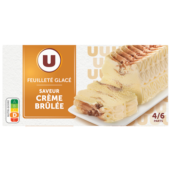 Image de U
Feuilleté glacé parfum crème brulée