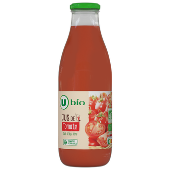 Image de U BIO
Pur jus de tomate salé  bouteille en verre de
